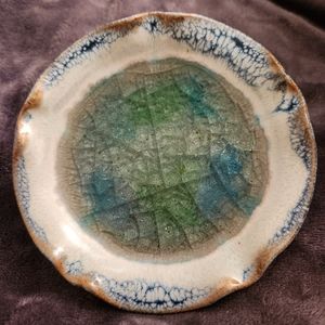 Ceramic and Fused Glass Trinket Dish